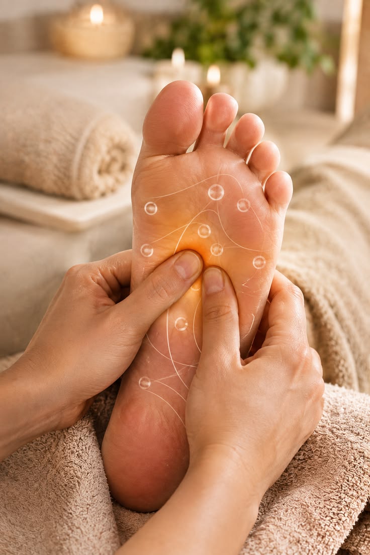 riflessologia plantare con approccio meditativo